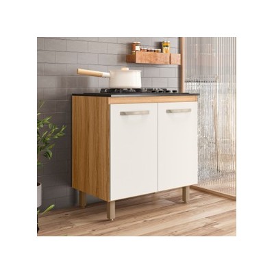 BALCAO COOKTOP 2PT FREIJO/OFF WHITE 80CM COD 324.035
